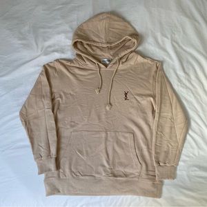 Oat YSL Embroidered Hoodie